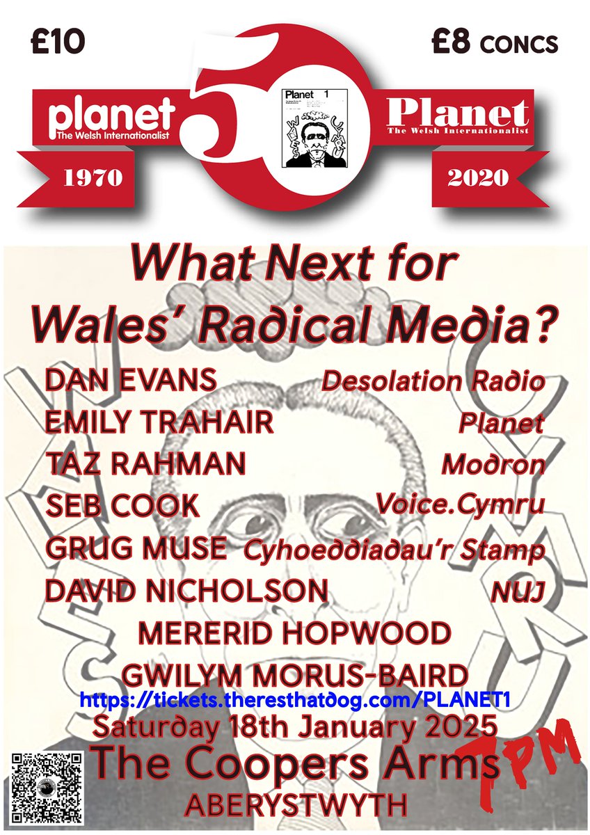 Introducing contributors to a Planet event in Aberystwyth 18.01.25 7pm! 
 
Get £8 early bird tickets here (door prices are £10) tickets.theresthatdog.com/PLANET1
 
Please bring cash for the book/magazine/music/merch stall!
 
Next up: David Nicholson 🧵1/4👇