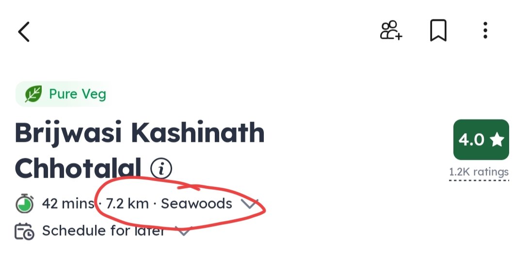 khush_chhatbar's tweet photo. I never changed my location nor did my fav outlets then how come they're now more than 7km away. Previously they were within 7km. Oh so that pay delivery charges as a Gold membee. That's not a smart move, you poor @zomato. See the actual distance on Map vs. what you mention. https://t.co/O5P6egaT4N