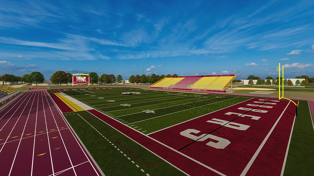 CFBHome's tweet photo. Stadium of the Morning 🥞

🏟️ Jake Christiansen Stadium
📍 Moorhead, Minnesota 
✅ Capacity: 7,000

Home of @Cobber_Football 

*Last 2 photos are future renovations https://t.co/qXhi7pBxOf