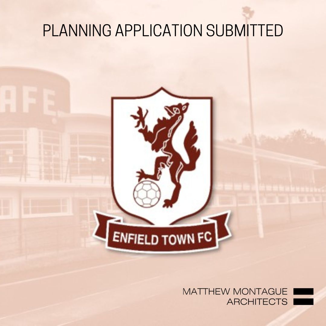 Matthew Montague Architects (@matthewmontague) on Twitter photo Planning application submitted for sports stadium development at <a href="/ETFCOfficial/">Enfield Town FC</a> working alongside <a href="/totalgrassroots/">TotalGrassroots</a> The project includes a new 400-seat grandstand and site remodelling to increase capacity to 3,000.
#Architecture #SportsFacilities Planning application submitted for sports stadium development at <a href="/ETFCOfficial/">Enfield Town FC</a> working alongside <a href="/totalgrassroots/">TotalGrassroots</a> The project includes a new 400-seat grandstand and site remodelling to increase capacity to 3,000.
#Architecture #SportsFacilities