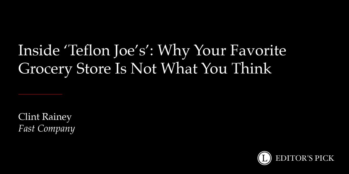 "Even amid the barrage of negative press this year, the grocery chain’s public image remained strong."

<a href="/clintrainey/">Clint Rainey</a>.bsky.social @fastcompany.com #longreads 

longreads.com/2025/01/16/ins…