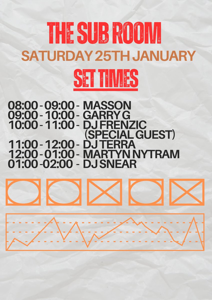 Saturday 25th January @ The Sub Room

Live DnB and Jungle all night brought to you by some of the finest local talent around.

#thesubroom
#3rilogy
#officialdjterra
#southend