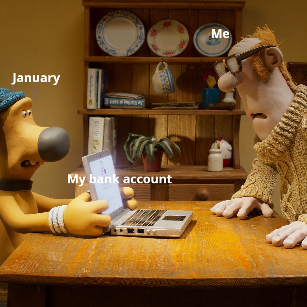 Only a few more weeks until pay day...