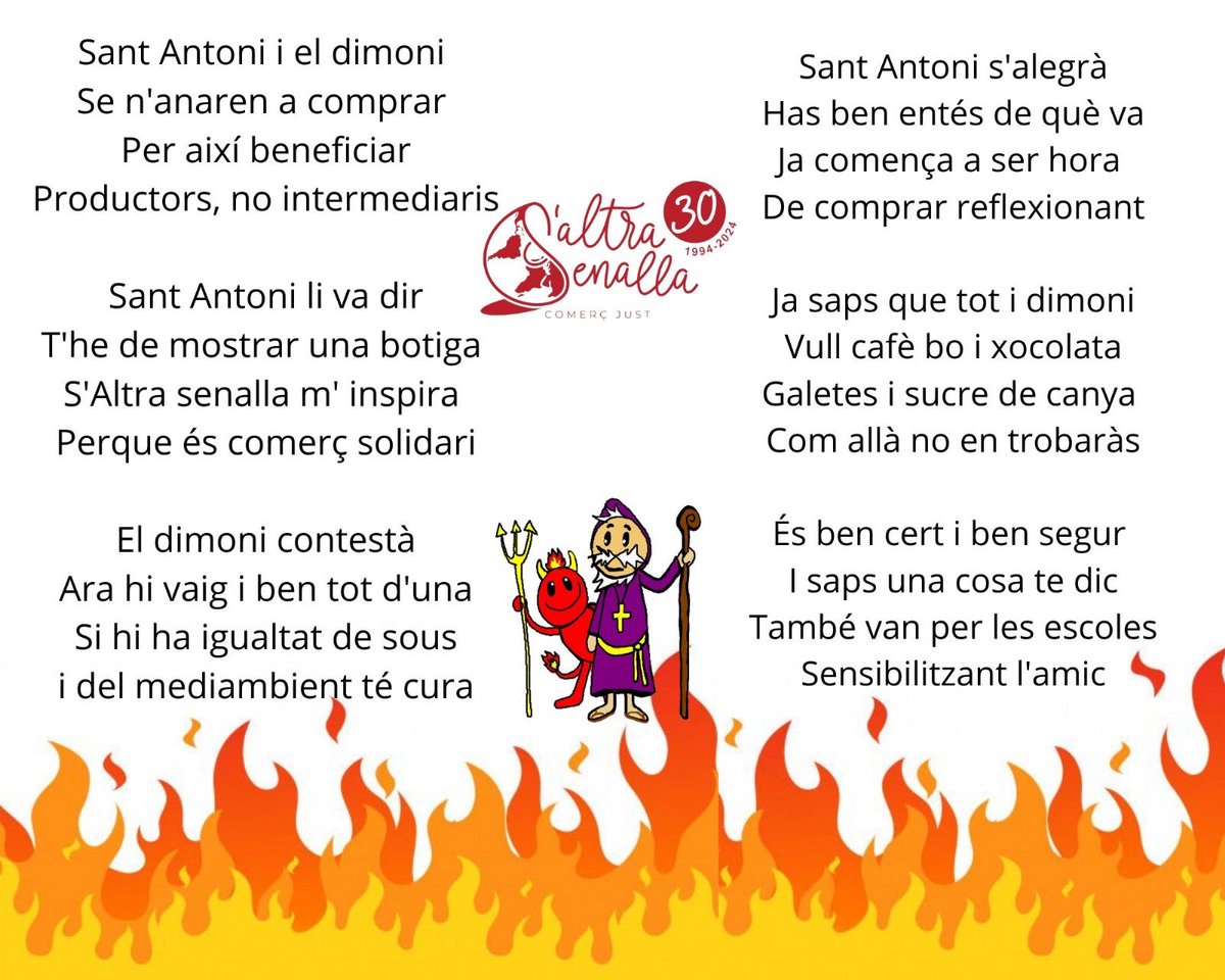 A S’Altra senalla hi ha voluntàries que s’inspiren i ens regalen gloses. Gràcies!