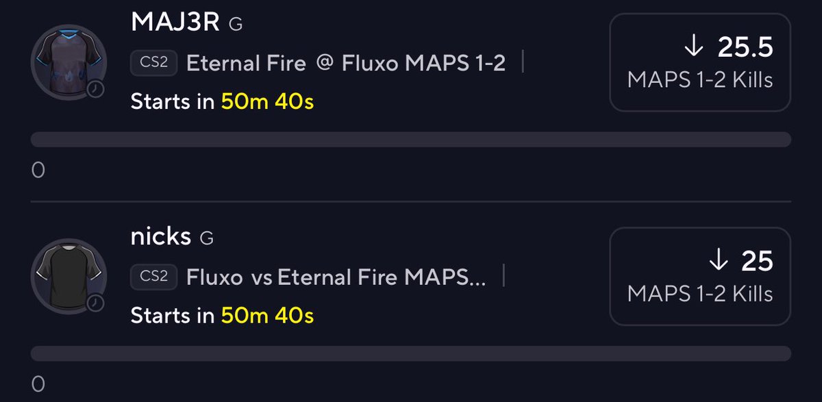 100xProps's tweet image. Making up for tonight’s slips with some #PrizePicksCS2 2 mans…. first one up 🔥

BLOWOUT GAMES ALL MORNING AND WE CASH 🏦🙏🏼