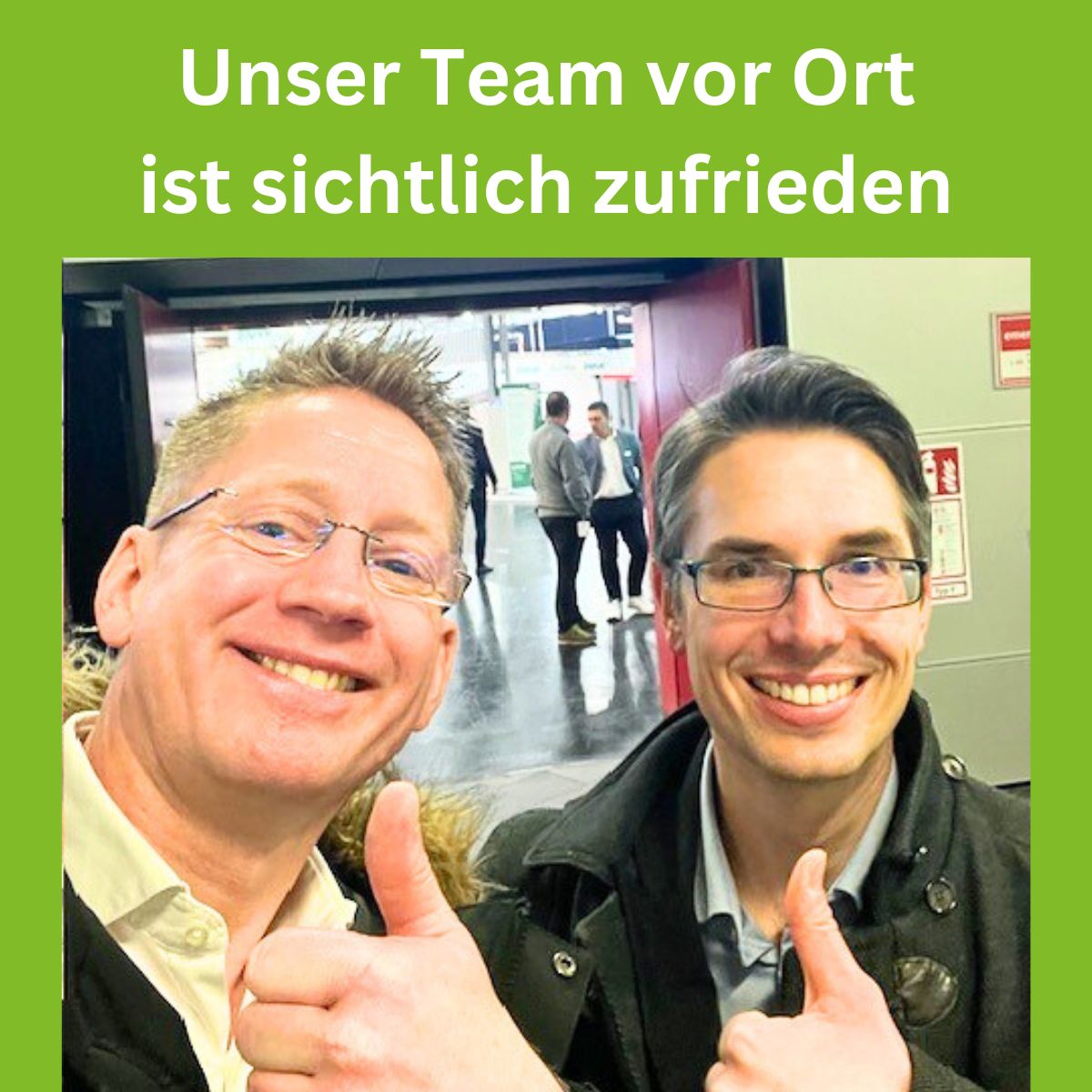 GreenMobility18's tweet photo. Green Mobility Solutions goes #PerimeterProtection - hier im Bild #Geschäftsführer Mathias Hornjak und #Sales-Direktor Stefan Kanisch. Beide networkten gestern in #Nürnberg vom Feinsten - und schauten sich die neusten #Trends rund um #Zugangssteuerung und  #Parksysteme an 😍 https://t.co/mAwD6uB99G