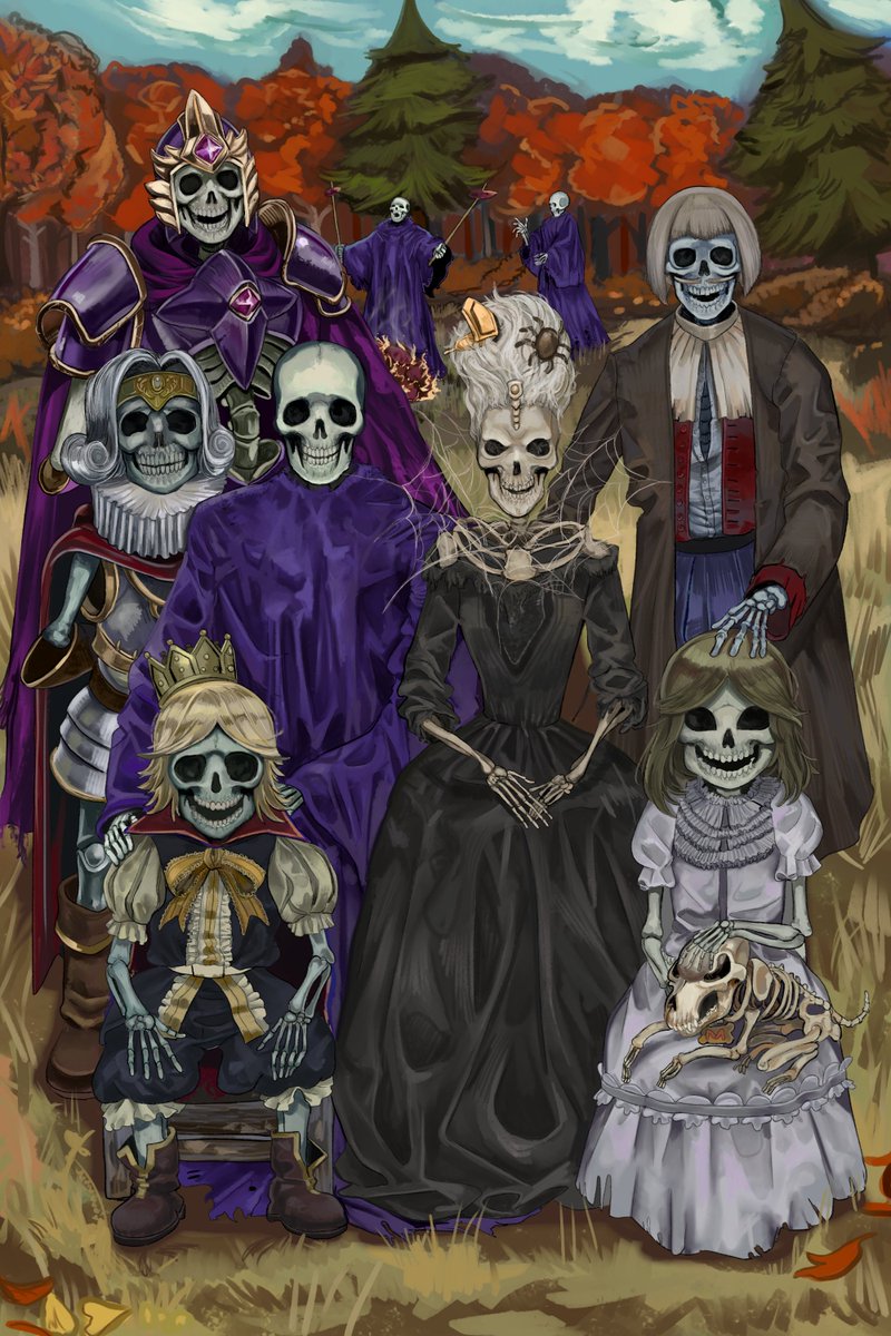 Commission  Thank you

“Skull Servant/ Wight family outing 💀💀💀💀“

#Commission #YuGiOh