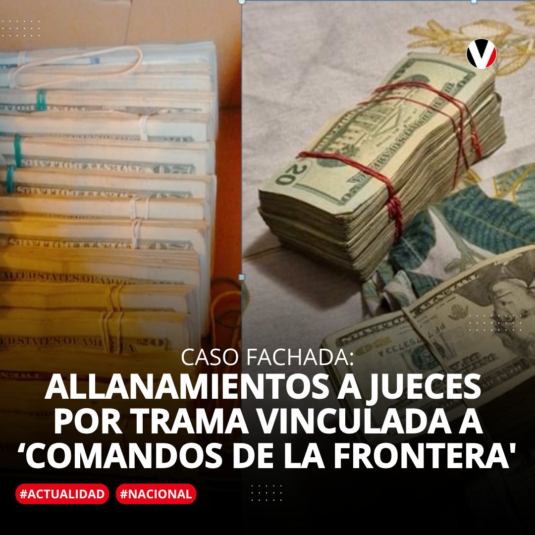 #ATENCIÓN | Una serie de allanamientos a jueces anticorrupción y abogados se ha ejecutado por una nueva trama de corrupción denominada 'Caso Fachada'. Esto se conoce sobre la implicación con 'Los Comandos de la Frontera': v.vistazo.com/4apdRbV