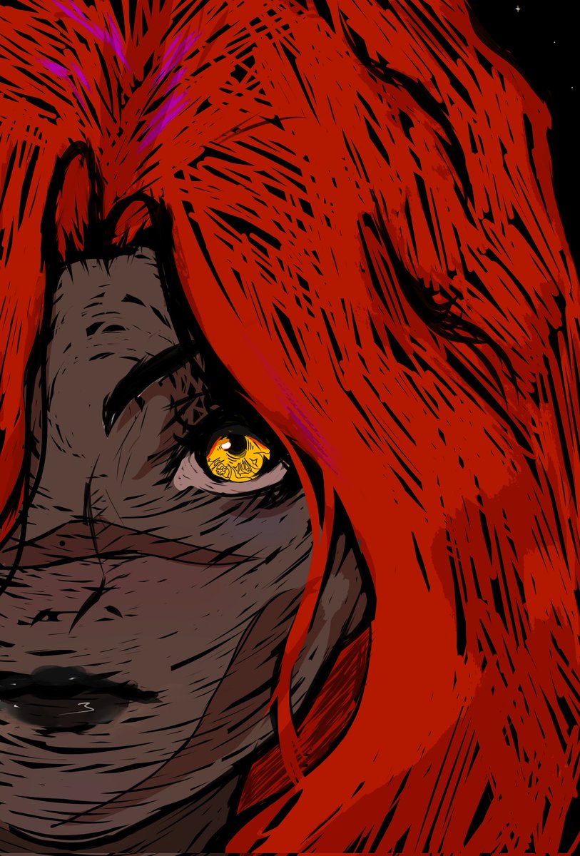 My exams are finally ovvveeeeeeeeeeeerrrrrrr I can draw whenever I please. at last! #oc #anime #artmoots #艺术