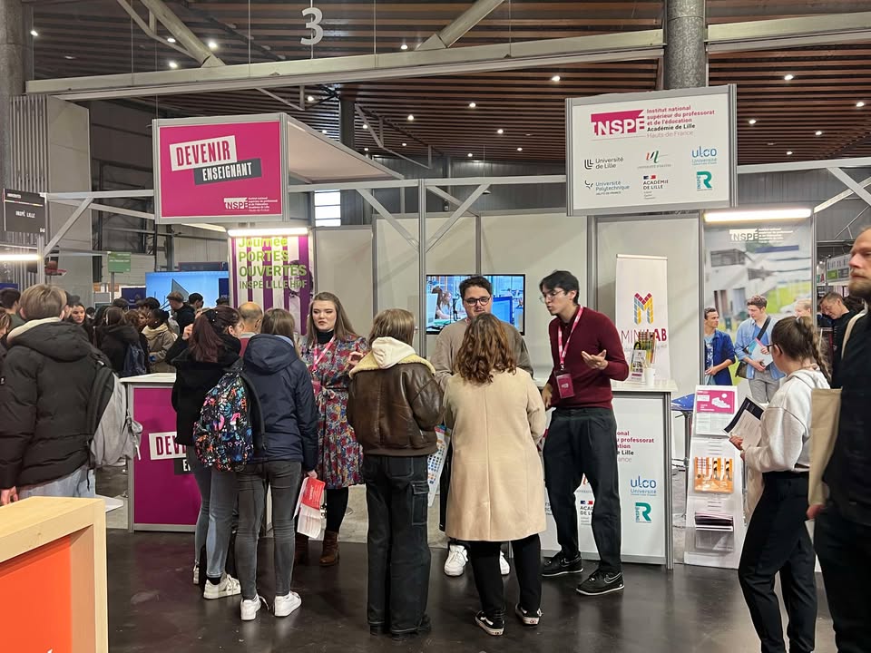 INSPÉ Lille HdF (@inspe_lille) on Twitter photo Le Salon du Lycéen et de <a href="/letudiant/">l'Etudiant</a> est lancé à Lille Grand Palais !
📍 Venez à notre rencontre tout au long de ces 3 jours (stand G40) et découvrez nos formations dans les domaines de l'éducation, de l'enseignement et de la formation. Le Salon du Lycéen et de <a href="/letudiant/">l'Etudiant</a> est lancé à Lille Grand Palais !
📍 Venez à notre rencontre tout au long de ces 3 jours (stand G40) et découvrez nos formations dans les domaines de l'éducation, de l'enseignement et de la formation.