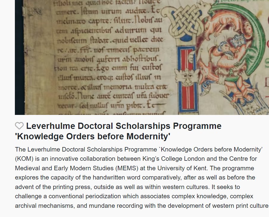 Our ad is up on findaphd.com! See the ad here: findaphd.com/phds/program/l… 

Knowledge Orders is an innovative collaboration between <a href="/KingsCollegeLon/">King's College London</a>  and <a href="/mems_ukc/">MEMS</a> &amp; the deadline for these 6 PhD positions is 27th of February, 2025 (noon). #cfa #phd #komldsp #research #uk