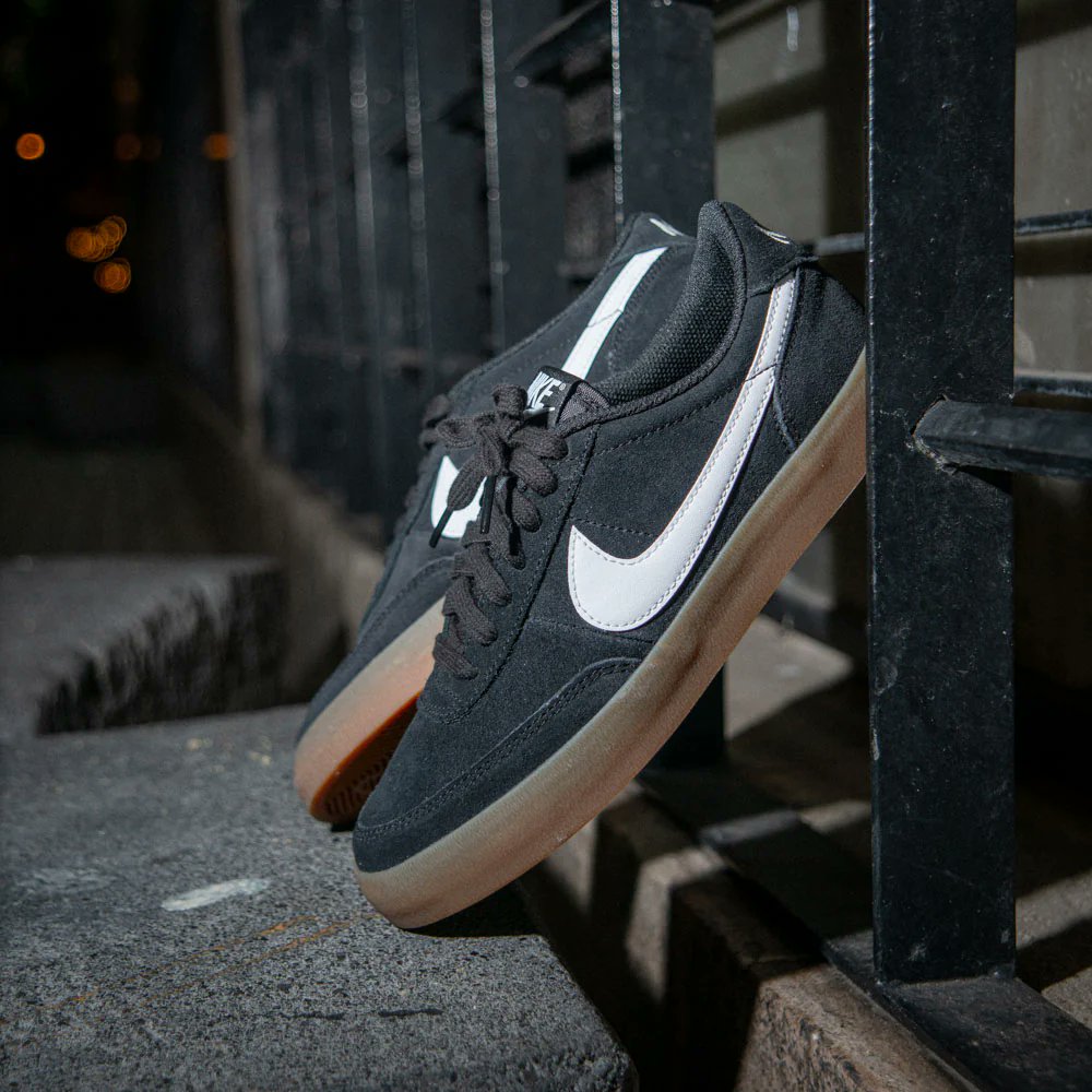 nike killshot black and white