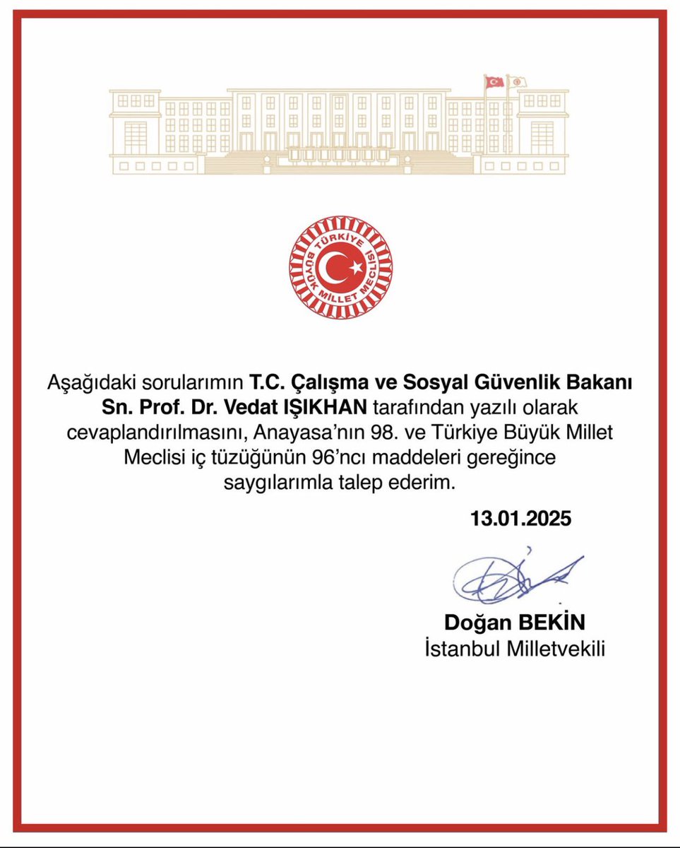 ist_eczaciodasi's tweet photo. Yeniden Refah Partisi Genel Başkan Yardımcısı ve İstanbul Milletvekili Doğan Bekin, eczacıların yaşadığı sorunlarla ilgili tüm İstanbul Milletvekillerine gönderdiğimiz bilgilendirme yazısının ardından, konuyu Türkiye Büyük Millet Meclisi'ne (TBMM) taşıyarak bir soru önergesi sundu. Göstermiş olduğu ilgi ve destek için Bekin’e teşekkür ederiz.