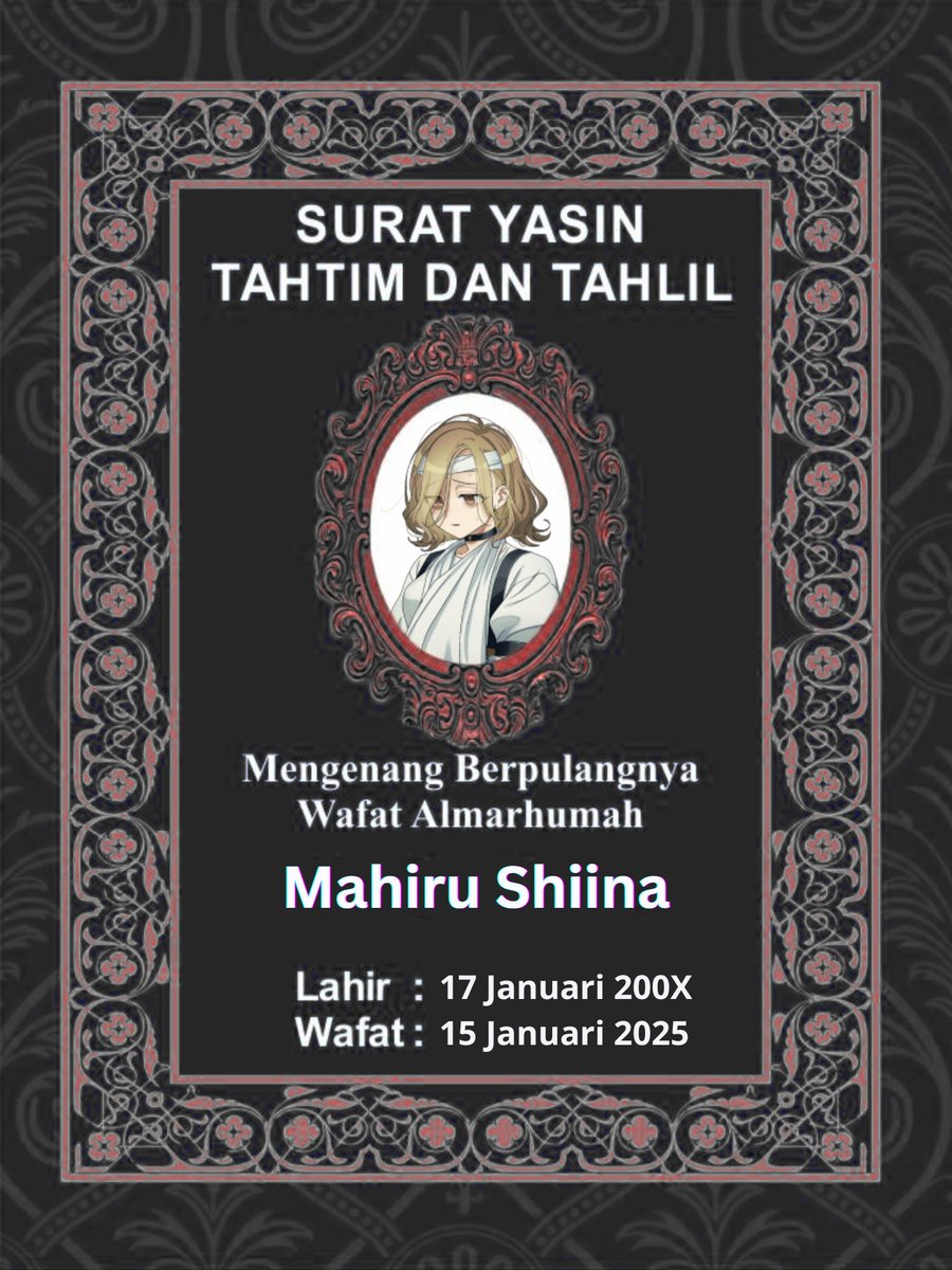 // tw ; cw ; warning spoiler (?)

Telah berpulang 3 tahanan kesayangan kita kemarin malam. Untuk itu, mari kita doakan semoga dosa-dosa mereka diampuni terlepas dari hasil putusan pengadilan /milgram. Adapun makanan prasmanan pada pemakaman yang tersedia berupa sate kelinci 🐇