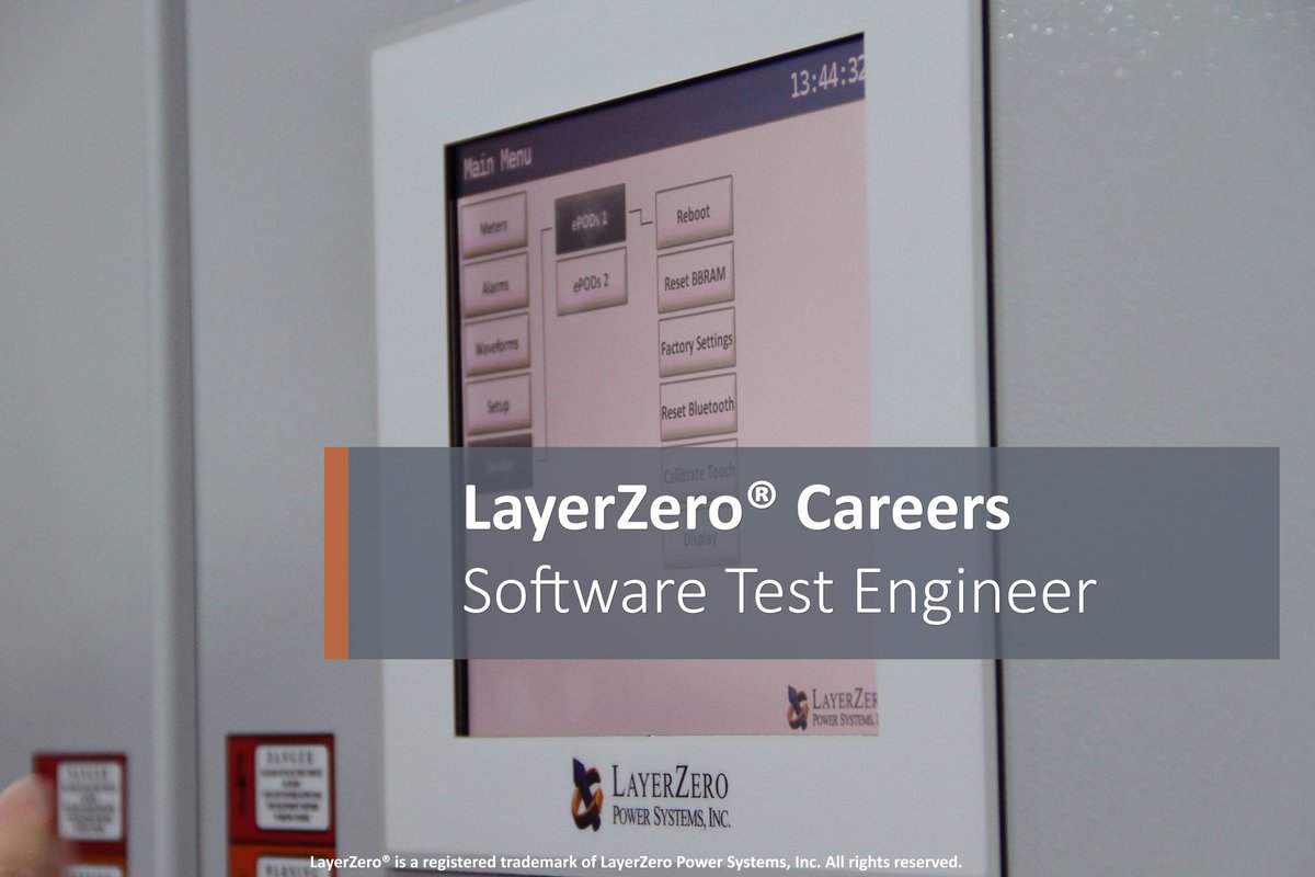 LayerZero's tweet photo. @LayerZero is hiring a Software Test Engineer!
Join our team building mission-critical power distribution software. Collaborate, innovate, and grow with one of Ohio's fastest growing companies.
Apply now: https://t.co/PoJt1olvzE
#LayerZero #SoftwareJobs #TestEngineer #OhioJobs https://t.co/BST3AUTnRp