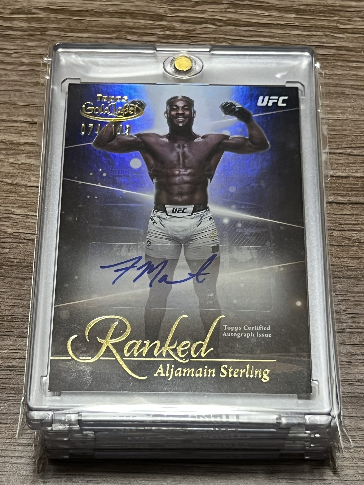 UFC アルジャメインスターリング サインカード - メルカリ