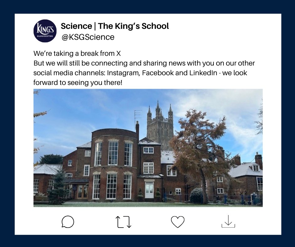 Science | The King’s School (@ksgscience) on Twitter photo 