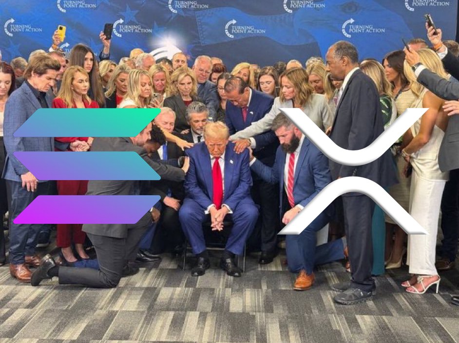 Breaking: Trump is receptive to the idea of creating a reserve with coins that there founded in the USA!! 🇺🇸

This includes Solana, USDC &amp; XRP.