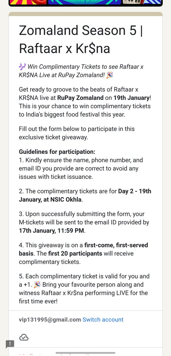 Wole bole 5 lucky fans, ye bole pehle 20 log.