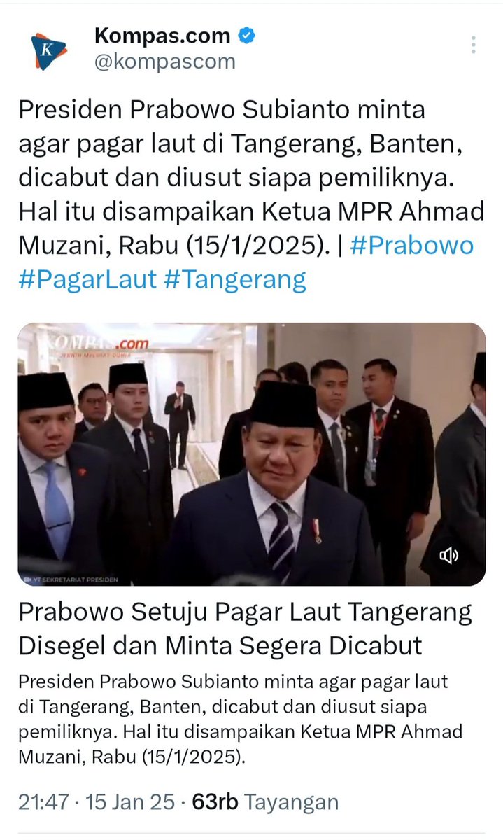 Menteri itu bukannya pembantu Presiden ya ??

Kok Presiden <a href="/prabowo/">Prabowo Subianto</a> sudah secara jelas gamblang suruh cabut itu pagar laut ilegal, eh menteri dan pejabatnya masih pura-pura bingung 😭

Sepertinya di Indonesia kini ada yg lebih tinggi kedudukannya daripada Presiden ya ??
Sehingga