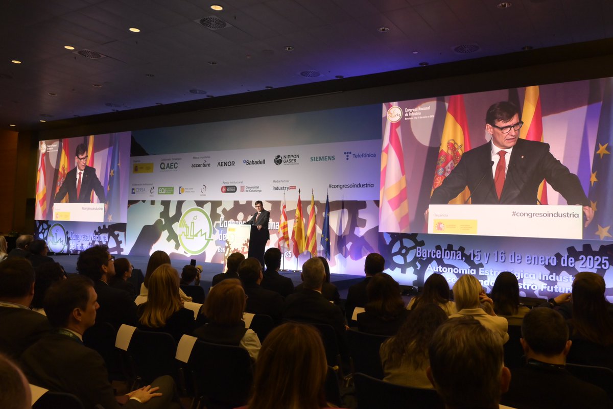 Industria Conectada 4.0 (@iconectada40) on Twitter photo 🔝Culmina el Séptimo #CongresoIndustria con las palabras de <a href="/jordihereub/">Jordi Hereu</a> y de <a href="/salvadorilla/">Salvador Illa Roca</a> sobre la relevancia de la industria para el futuro nuestro país.
👏Gracias a todos los asistentes, profesionales y expertos que han participado
¡Nos vemos en la octava edición!
<a href="/dgipyme/">DGIPYME</a> 🔝Culmina el Séptimo #CongresoIndustria con las palabras de <a href="/jordihereub/">Jordi Hereu</a> y de <a href="/salvadorilla/">Salvador Illa Roca</a> sobre la relevancia de la industria para el futuro nuestro país.
👏Gracias a todos los asistentes, profesionales y expertos que han participado
¡Nos vemos en la octava edición!
<a href="/dgipyme/">DGIPYME</a>