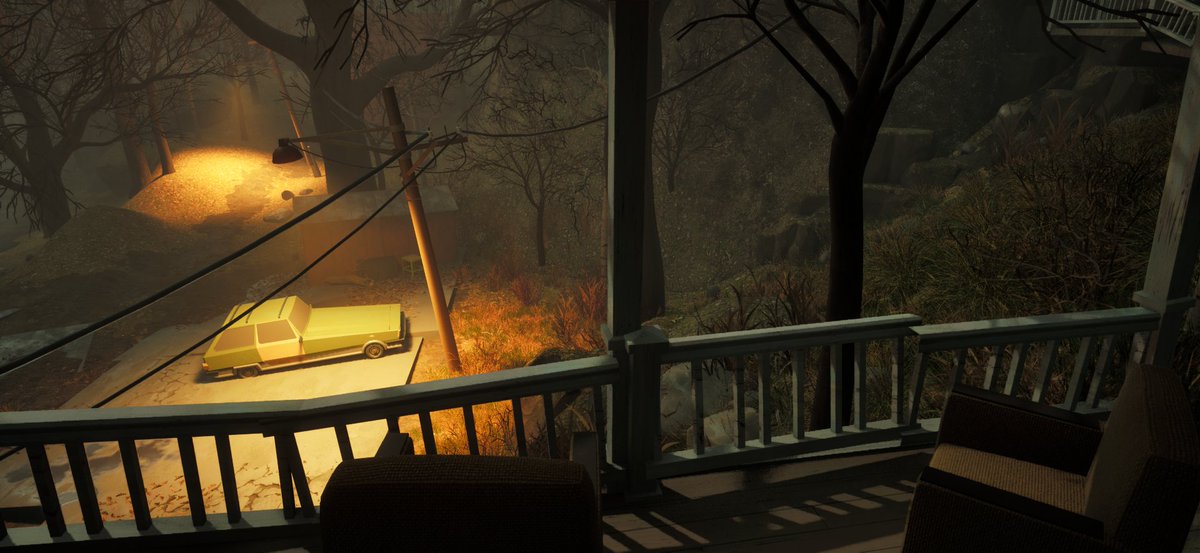 NeighborGamesHQ's tweet image. Is it giving cozy and inviting or eerie and mysterious...? 🤔
#HelloNeighbor3