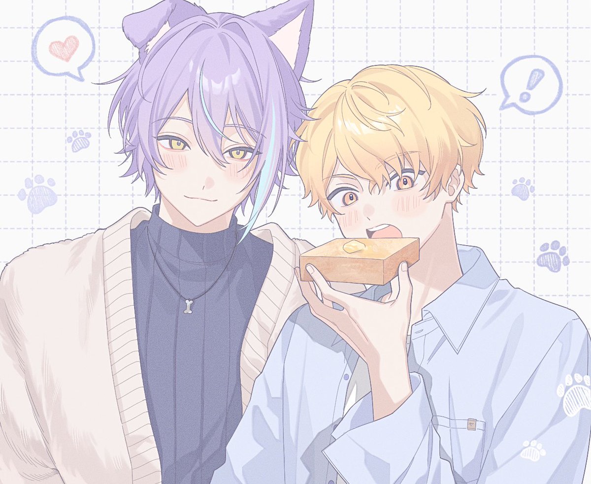 神代類 ,天馬司 「朝ごはんの時間! #prsk_FA」|アキのイラスト