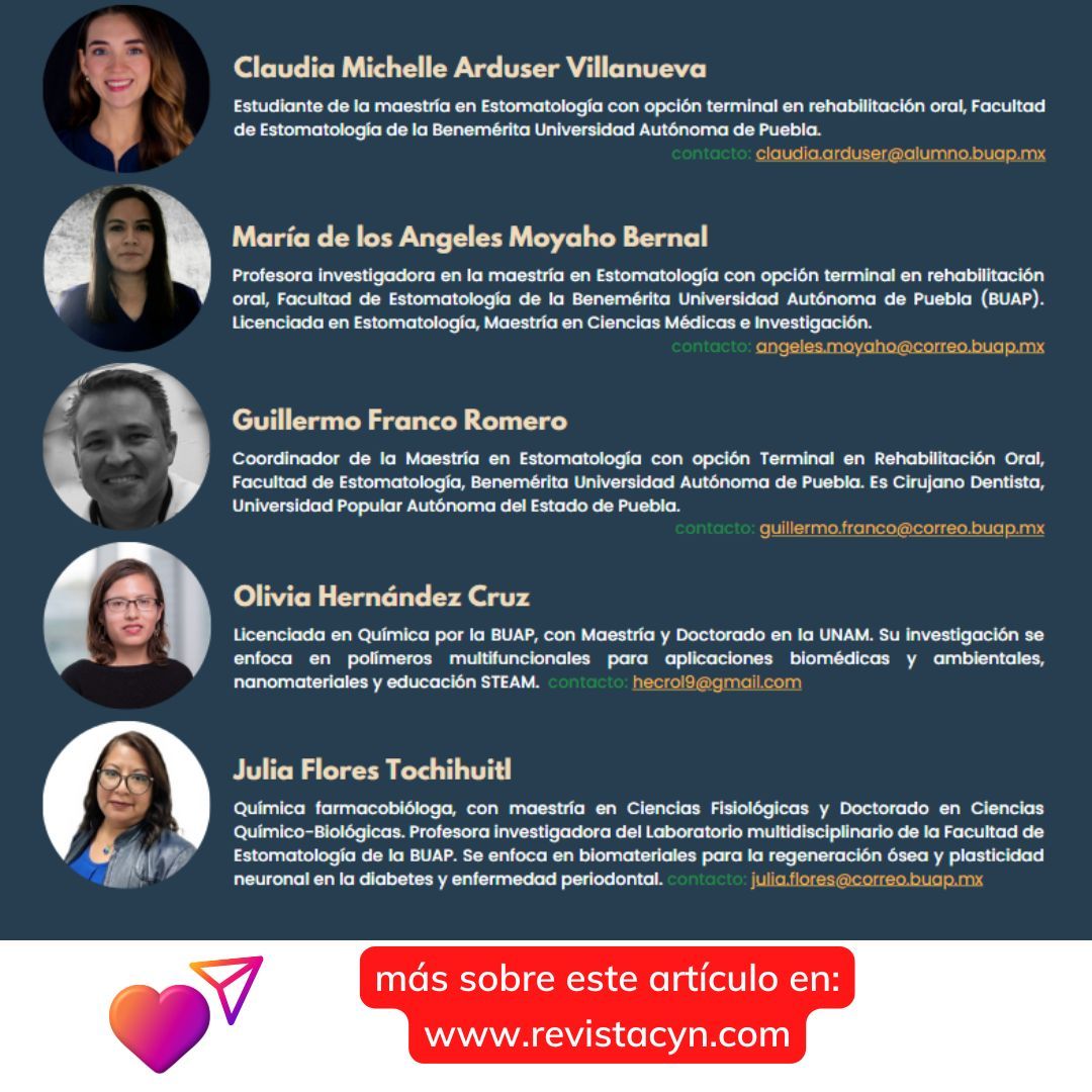 Revista_CyN's tweet photo. 🦷✨ En la odontología, las esponjas de almidón son innovadoras y prometedoras, ayudando a la regeneración de tejidos para recuperar las sonrisas 😁🌟 
🔍 Revista 🚀 Ciencia y Naturaleza 🍀
 #RevistaCyN #Divulgación #Difusión #Leer+
👉 https://t.co/9gkoLSa0OJ https://t.co/4b1u912Obn