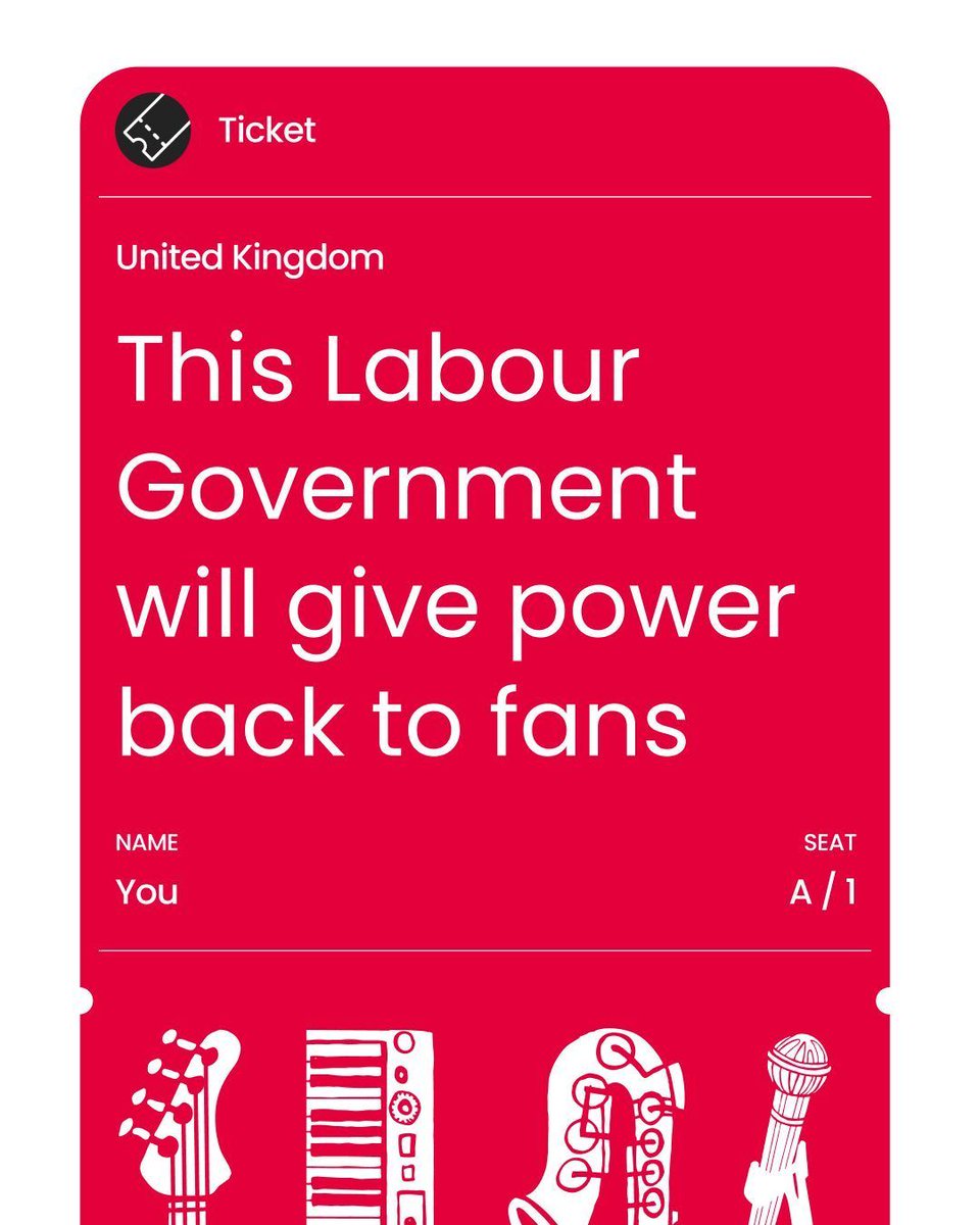 Fed up with ticket touts ripping off music and sports fans? 

We're capping resale prices and cracking down on unfair practices. 

Making sure real fans get a fair shot at seeing their favourite acts.