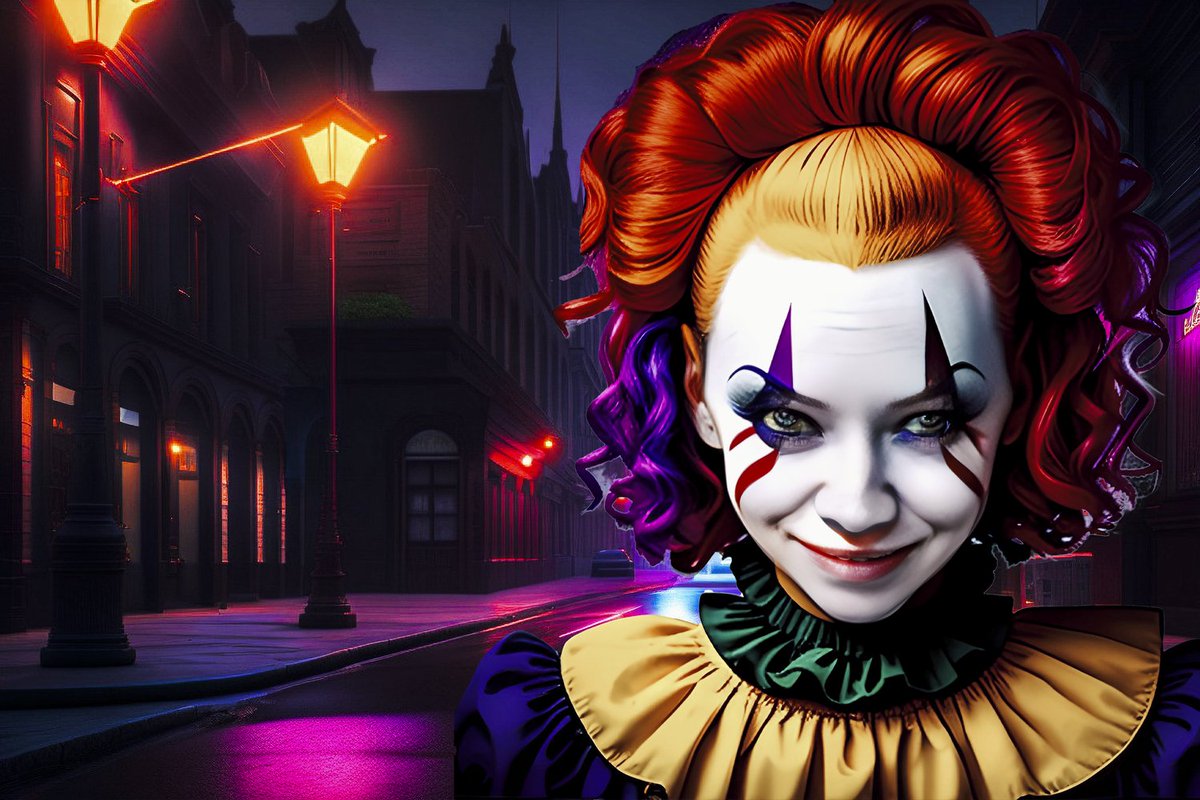 barhatovcom's tweet photo. Return to Gottem City (rejected versions)
#aiportrait #aiart #face #gottemcity #modelyanaars #joker #horror #portrait #surreal #digitalpainting #generativeart #people #ai #digitalillustration #digitalart #aiartmood #aiartwork #visualarts #adobe #insightface #girl https://t.co/ZAjNNZXEIk