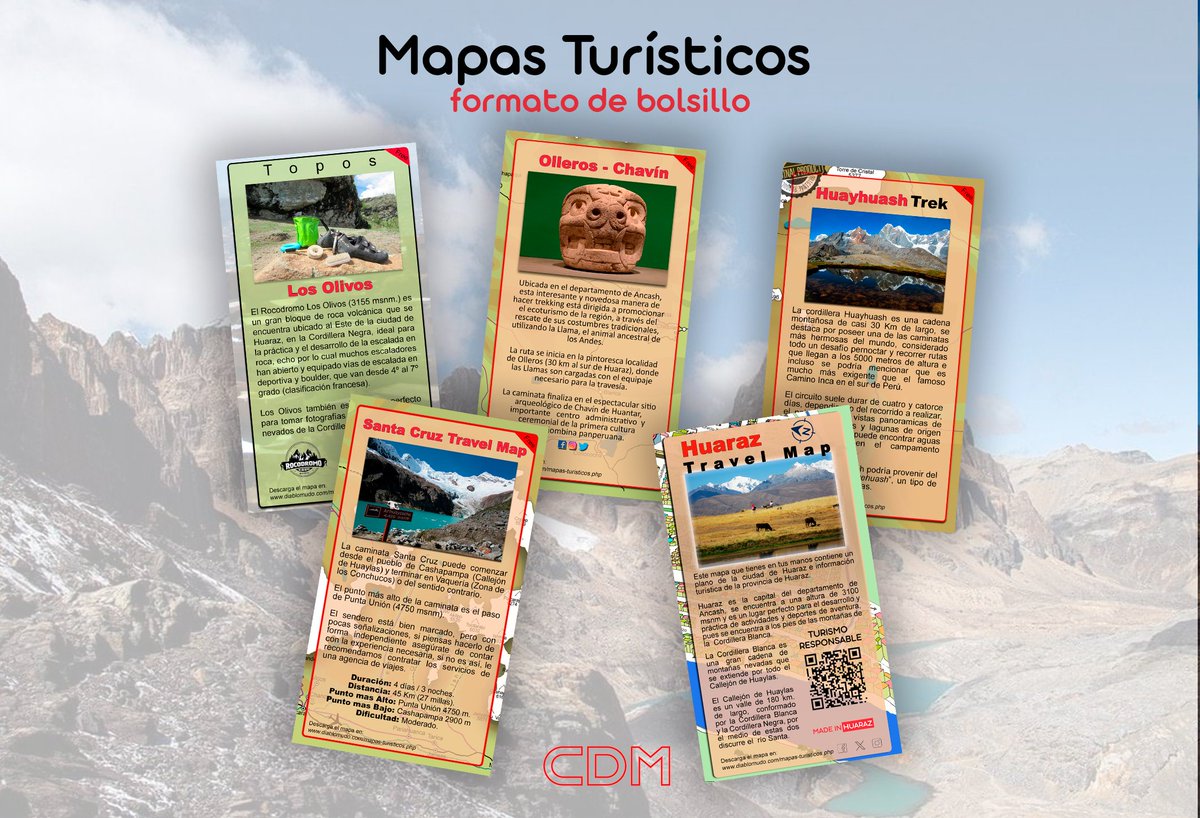Achipaq1's tweet photo. #𝗣𝘂𝗯𝗹𝗶𝗰𝗶𝗱𝗮𝗱
Mapas turísticos.

https://t.co/wArr0ZPvs4 
#mapas #Turismo #huarazperu https://t.co/dpGhU6mOCU