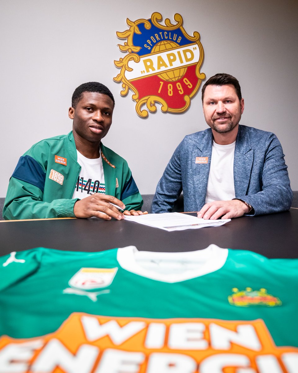 Der SK Rapid verpflichtet den 21-jährigen Ivorer Romeo Amane vom schwedischen Erstligisten BK Häcken! ✍

📰️ skrapid.at/romeo-amane
#SCR2025