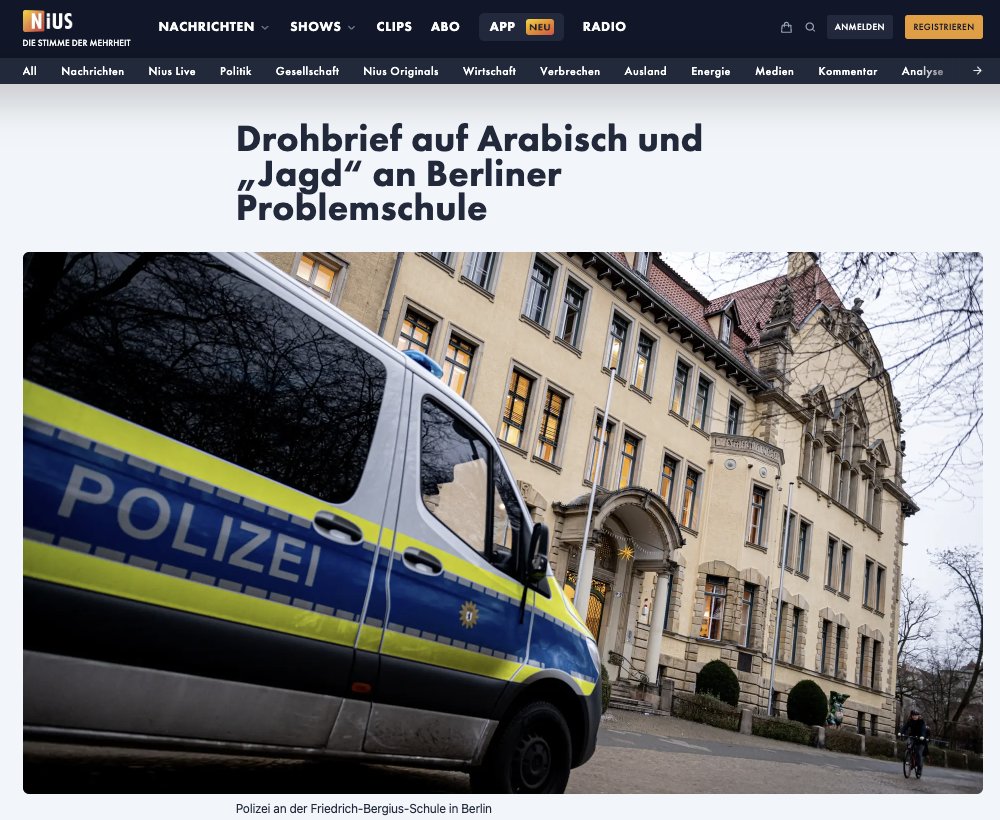 Alice_Weidel's tweet photo. An unseren Schulen explodiert die Gewalt: 90 Jugendliche jagen Siebtklässler mit Messern und Baseball-Schlägern, Drohbrief auf Arabisch. Unsere Kinder zahlen den Preis für den politisch gewollten Kontrollverzicht von CDU und Ampel in der Migrationsfrage! https://t.co/eQoGglN669