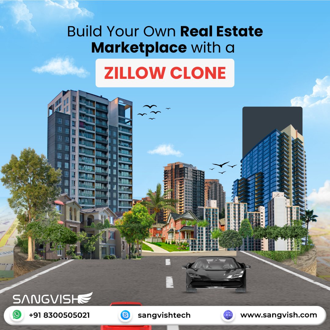 SangVishTech's tweet image. Looking to build your own real estate platform? 🏡 With our Zillow Clone, you can easily launch a feature-rich marketplace for property listings, buying, and renting.
Visit: sangvish.com/zillow-clone/
#ZillowClone #RealEstateScript #Sangvish #BusinessSolutions #startups