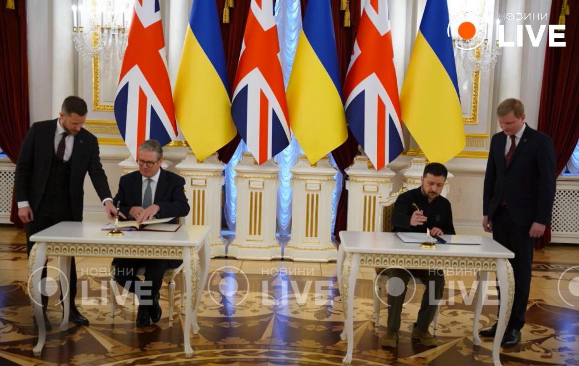 Starmer and Zelenskyy signed a 100-year partnership between Britain and Ukraine

The document envisages the development of bilateral relations in all areas: defense, economy, culture, science, etc.