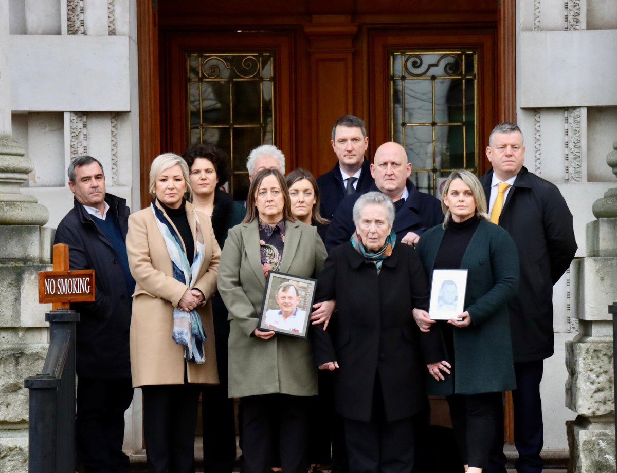 This morning I joined with the family of Sean Brown who have once again been dragged back to the courts in their fight for truth &amp; justice.

Bridie &amp; the entire Brown family have led their campaign for truth with admirable courage &amp; dignity, &amp; it is my hope that they will face no