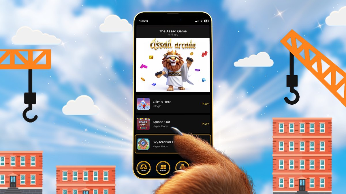 🦁 Unleash Your Inner King with Assad Arcade! 🎮✨

Ready to roar? Dive into thrilling games, rack up coins, and build your lion’s empire of power and riches. 💸💪

🔥 More action. More rewards. More lion supremacy! 👑

🔗 Start your journey: t.me/TheAssadGame_b…