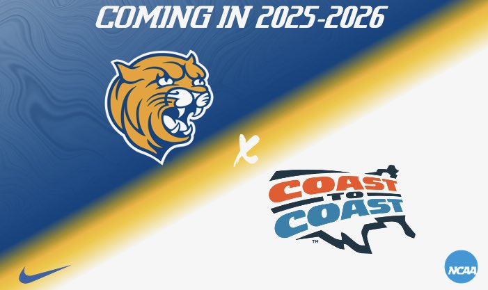 JWU Charlotte Men’s Basketball (@jwu_mbb) on Twitter photo The Wildcats are on the move! JWU-Charlotte Athletics announced we are making the move to NCAA Division III and join the Coast To Coast athletic conference starting in the 2025-2026 season. For more information check out the link below
c2csports.com/general/2024-2… The Wildcats are on the move! JWU-Charlotte Athletics announced we are making the move to NCAA Division III and join the Coast To Coast athletic conference starting in the 2025-2026 season. For more information check out the link below
c2csports.com/general/2024-2…