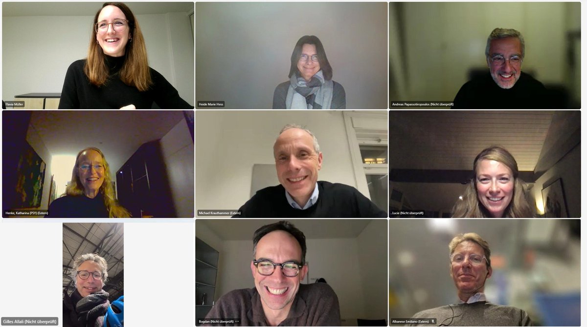 Productive minds at work! 🧠✨

Yesterday, our 3rd Scientific Committee meeting was fully focused on preparations for the Swiss Network for Dementia Research event this autumn.

Collaboration and innovation are at the heart of this journey—stay tuned for updates!