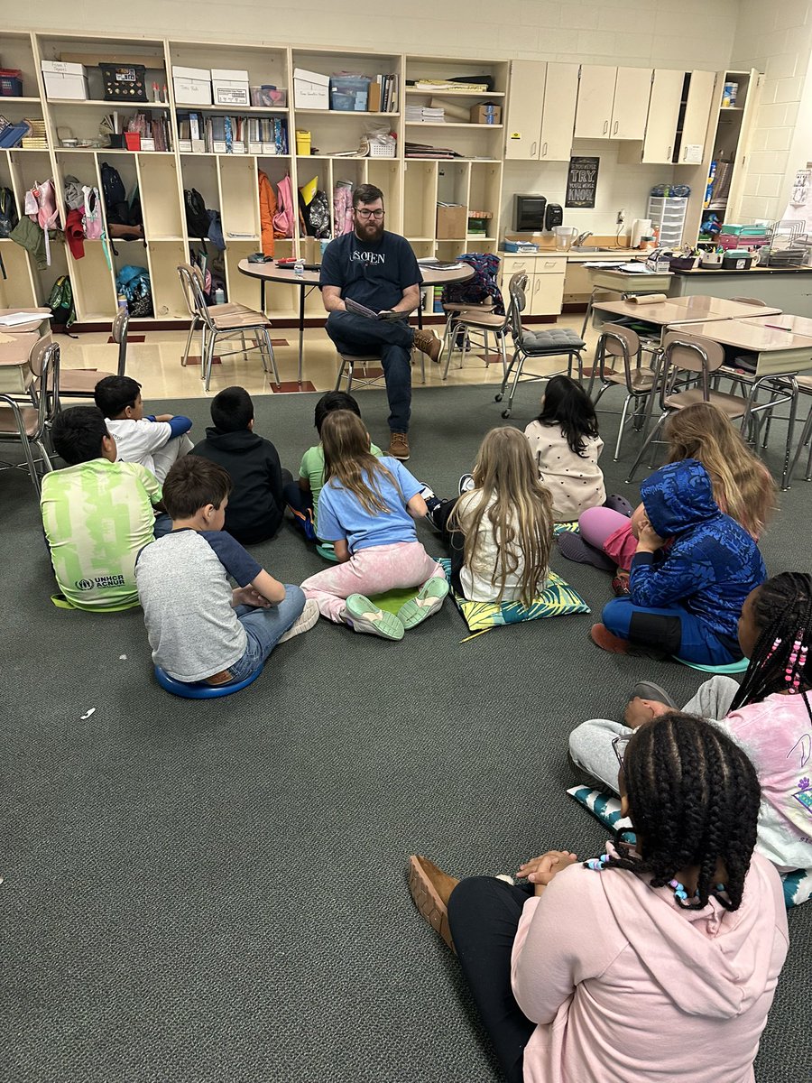 We had a special guest come teach us about the Declaration of Independence last week… Mr. Perry!