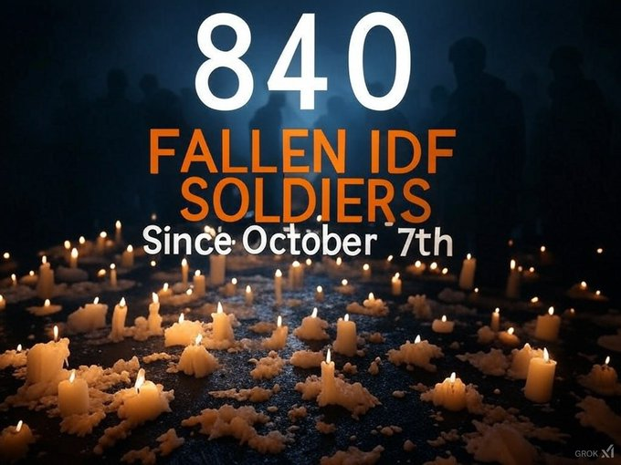 Sanaya10998's tweet image. 840 IDF heroes bravely defended Israel with their lives. May their memory be a blessing.  
#IDFHeroes #DefendingIsrael #NeverForget