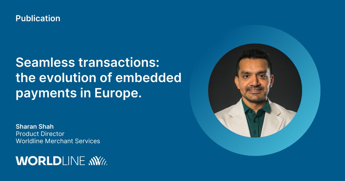 #Embedded payments - what are they? And how are they evolving in Europe? 

In this article, Sharan Shah, outlines how embedded payments are being adopted in Europe, making payment processes as easy as sending text messages: bit.ly/4jfzlfx