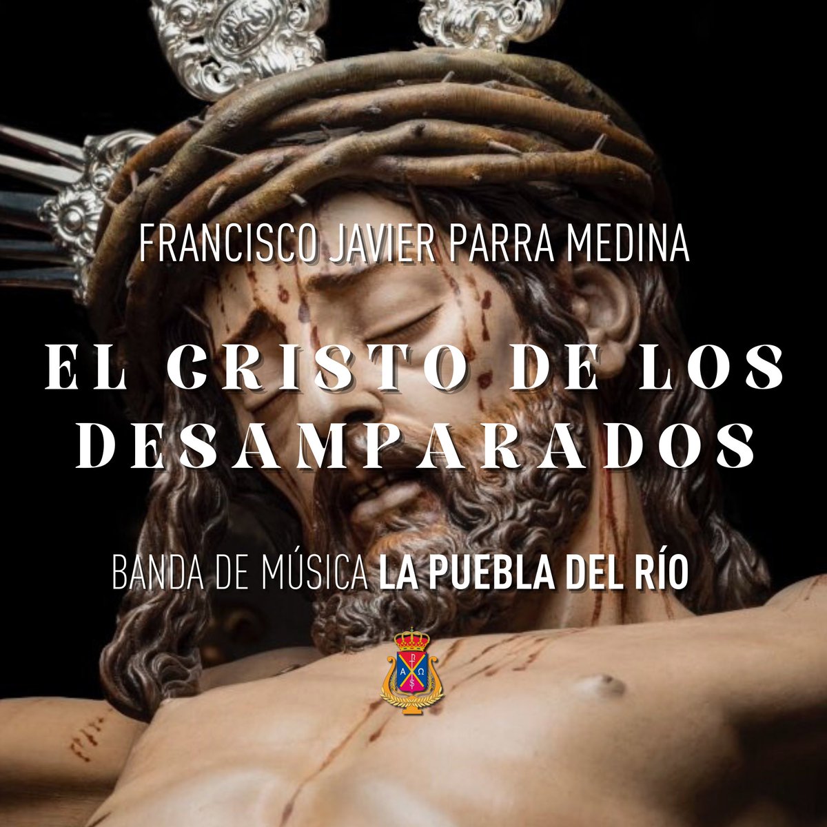 bmlapuebla's tweet photo. 🎶 “El Cristo de los Desamparados” se incorpora al repertorio de los #SonesDeLaPuebla. 

Esta marcha, obra de @FJavierParra, dedicada al Señor de los Desamparados de nuestra querida @apdesamparados, fue estrenada en el año 2017 en conmemoración del 400 aniversario de la hechura del imponente Crucificado Montañesino. 

El autor describe esta composición con tres ideas fundamentales: las tinieblas presentes en el día de la muerte de Jesucristo, la serenidad y al mismo tiempo la fuerza que la visión de Cristo en la Cruz transmite y, por último, la esperanza de la Resurrección. 

Como no podía ser de otra forma, formará parte del concierto que tendrá lugar el Miércoles de Ceniza en la Iglesia Conventual del Santo Ángel para inaugurar la Cuaresma de Sevilla. 

#LaPueblaEnElSantoÁngel