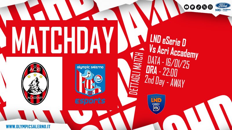 🔜 #Today

<a href="/LNDEsport1/">LND Esport</a> [eSerie D]
🗓 2nd Day ✈️
🆚 <a href="/GislXIX/">GisL XIX</a>
⌚ 22:00

#GoOSE ⚪🔴