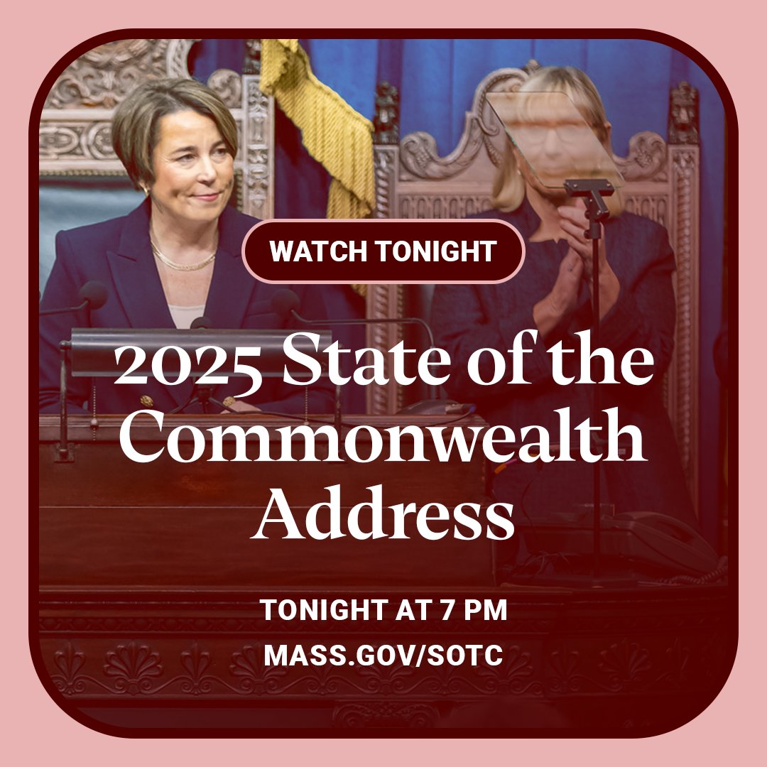 Team Massachusetts had a banner year in 2024. Tonight, <a href="/MassGovernor/">Maura Healey</a> lays out her game plan for 2025 🏀

Watch the State of the Commonwealth at 7PM at mass.gov/SOTC.