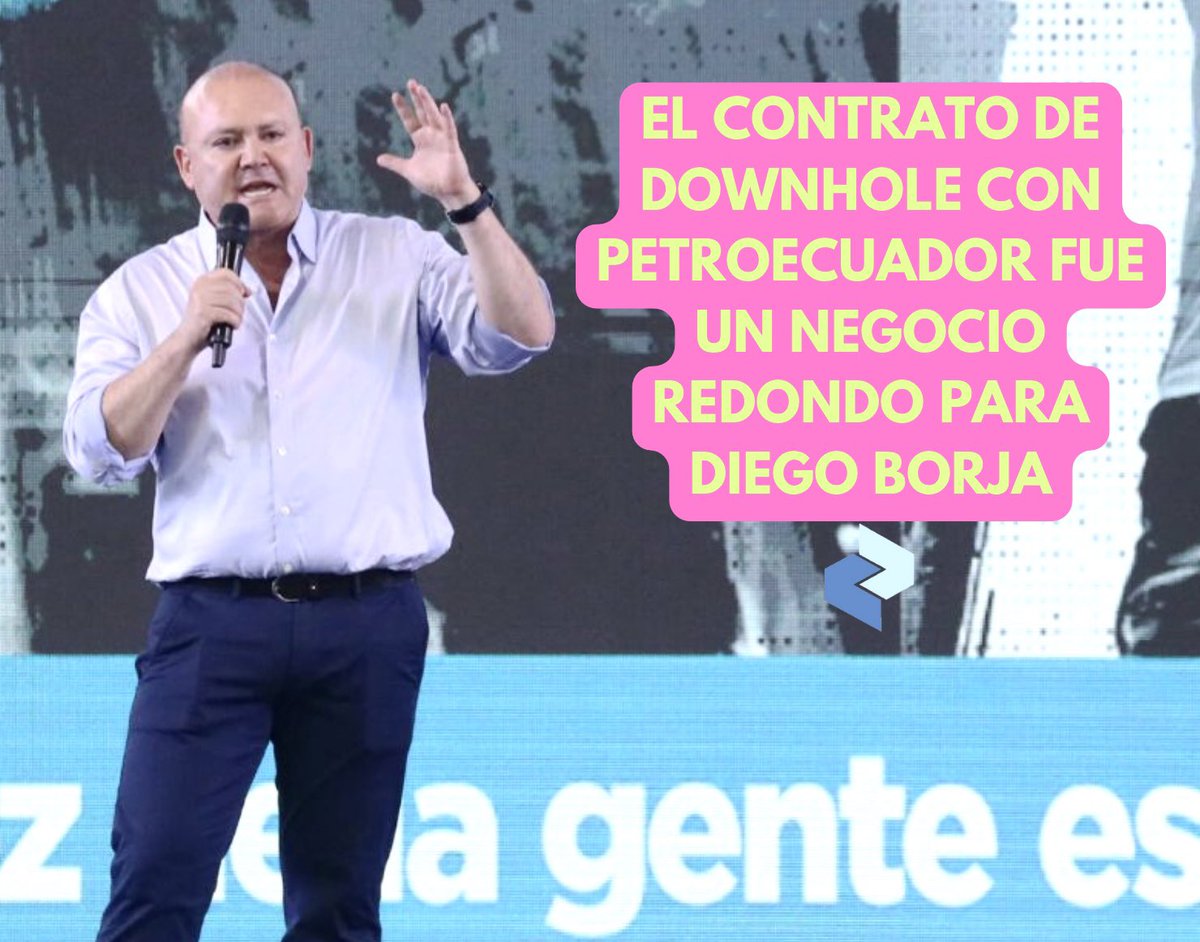 #INVESTIGACIÓN | El candidato vicepresidencial Diego Borja y su firma Gesticon tuvieron significativas ganancias con fondos provenientes de un contrato por $11 millones entre Downhole y Petro. Borja tuvo un 65% promedio de utilidades de esa operación.🧵
➡️ codigovidrio.com/code/el-contra…