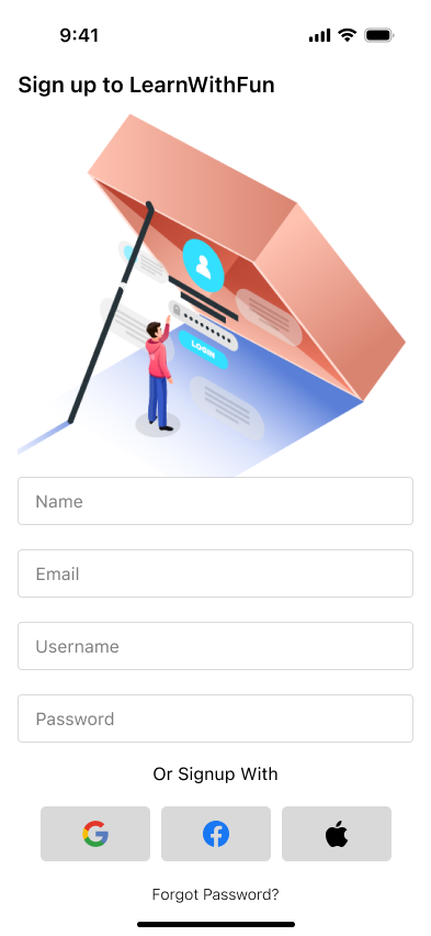 abrahamkipz's tweet photo. Day 1 UI Challenge (SignUp Page) #DailyUI https://t.co/pHu2WRTufF