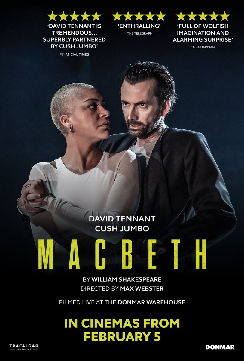 If you would like tickets for the sell-out screening of Macbeth (David Tennant and Cush Jumbo) <a href="/theatresevern/">theatresevern</a> on 8 February I’ve just put 4 up for resale - just phone the box office as they’re starting a waiting list for tickets and you could be lucky enough to get mine! #macbeth