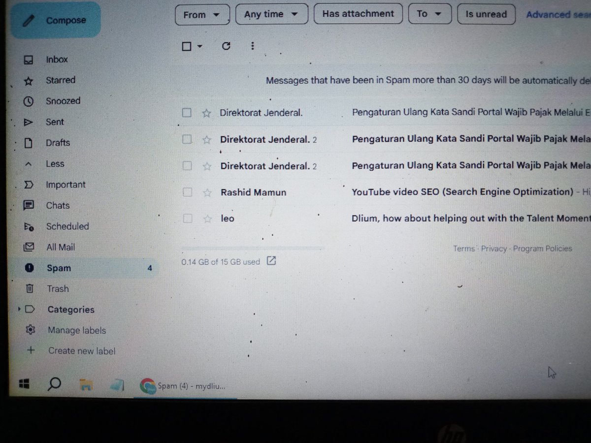 ABandoro's tweet photo. @kring_pajak @DitjenPajakRI Jabang bayi amit amit ternyata reset pw ke email masuk spam! https://t.co/grmnn5j5AS
