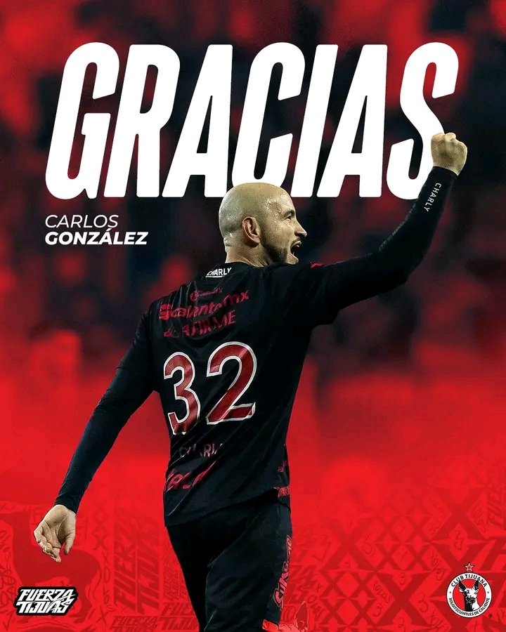 #Bomba 💣

El tremendo goleador Carlos Gonzalez 🇵🇾 dejó de ser jugador del #Tijuana 🇲🇽, todo indica que viene al #GiganteDeAmerica 🔵🔴 que también quiere buscar la #Gloria ✨️ en el #Ciclón 🌪